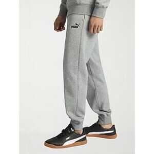 PUMA Essential Men’s Gray Fleece Jogger Pants Active Lounge Gym Sweatpants XXL